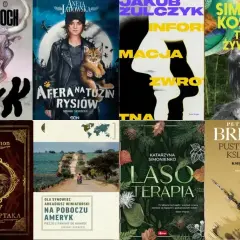 Książki, które warto przeczytać: "Byk", "Afera na tuzin rysiów", "Informacja zwrotna", "Trzy żywioły", "Zew nocnego ptaka", "Na poboczu Ameryk", "Lasoterapia", "Pustynny książę".
