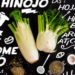 Hinojo: se come todo, sus hojas son hierbas aromáticas. Ideal para dar sabor a tus platos.