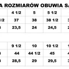 Salewa rozmiarówka: Jak dobrać idealny rozmiar według tabeli Salewa?