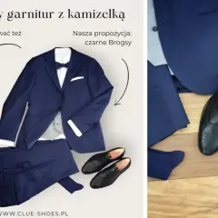 Granatowy garnitur na wesele: Jakie buty wybrać? [Poradnik]