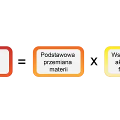 Trzy pola: "Całkowita przemiana materii", "Podstawowa przemiana materii" i "Współczynnik aktywności fizycznej".