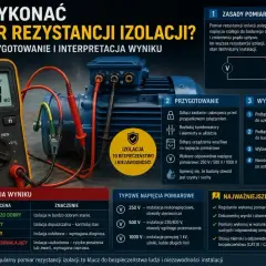 Pomiar rezystancji izolacji: jak go wykonać, zasady, przygotowanie i interpretacja wyników. Dowiedz się, co to jest rezystancja izolacji i jak dbać o bezpieczeństwo.
