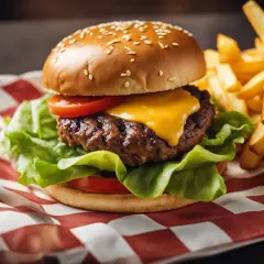 Ile kalorii ma burger wołowy z frytkami? Zaskakujące wartości!