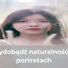 Portret młodej kobiety w otoczeniu trawy. Jej spojrzenie jest bezpośrednie, a na szyi ma delikatny naszyjnik. To piękne zdjecia ludzi.