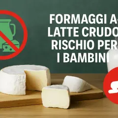 Formaggi a latte crudo: rischio per i bambini. Attenzione al latte crudo in gravidanza.