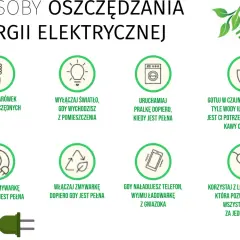 Oszczędzaj energię elektryczną: używaj żarówek energooszczędnych, wyłączaj światło, uruchamiaj pralkę i zmywarkę tylko gdy są pełne. Poznaj energa taryfy.