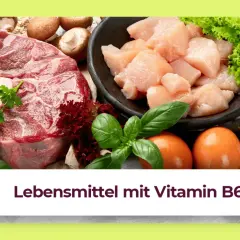 Rindersteak, Hähnchenbrust, Lachs, Garnelen und Eier sind Lebensmittel mit Vitamin B6.