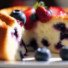 Ile kalorii ma ciasto drożdżowe z owocami? Zaskakujące wartości!