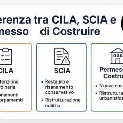 Confronto tra CILA, SCIA e Permesso di Costruire: le diverse pratiche edilizie per ogni intervento.
