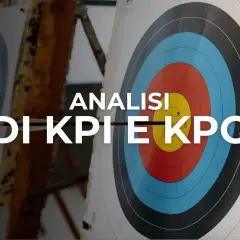 Analisi KPI e KPO: frecce al centro del bersaglio per calcolare il delta.