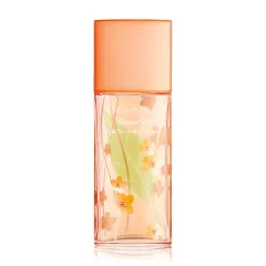 Perfum Elizabeth Arden Green Tea Nectarine Blossom z delikatnym motywem fleur de thé.