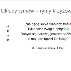 Układ rymów w poezji: rodzaje, znaczenie i zastosowanie