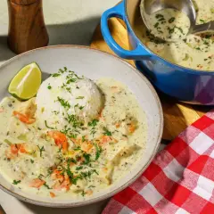 Blanquette de poulet - recette moelleuse et sauce blanche nette