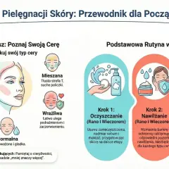 Przewodnik po pielęgnacji skóry wrażliwej: rozpoznaj typ cery, oczyszczaj, nawilżaj i chroń przed słońcem.