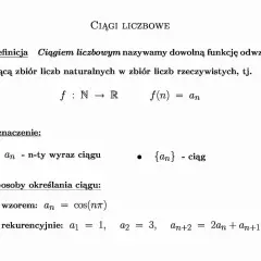 Ciągi w matematyce: zrozumienie definicji, typów i zastosowań