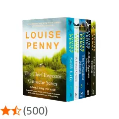 Fünf Bücher der Chief Inspector Gamache Serie von Louise Penny, beginnend mit "Still Life".