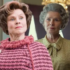 Imelda Staunton jako Dolores Umbridge i Olivia Colman w innej roli.