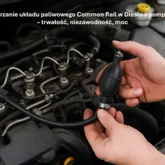 Ręczne odpowietrzanie układu paliwowego diesla Common Rail pompką. Przywróć moc i niezawodność silnika.
