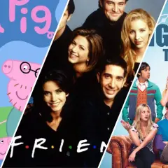 Peppa Pig, Friends e The Big Bang Theory, un collage di serie inglesi per ogni età.