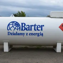 Zbiornik na gaz płynny firmy Barter. Odpowiedź na pytanie: jaki gaz do ogrzewania domu?