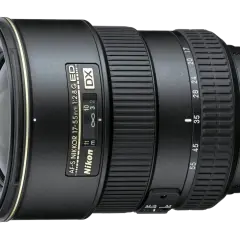 Obiektyw Nikon 17-55mm f/2.8 DX. To jest teleobiektyw co to znaczy, że pozwala zbliżyć odległe obiekty.