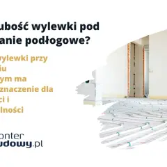 Instalacja ogrzewania podłogowego z rurkami na podłożu.