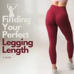 A guide on finding your perfect legging length, with tips on how to hem leggings for a custom fit.
