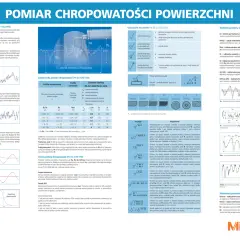 Tabela chropowatości ra zawiera parametry pomiarowe profilu powierzchni, w tym wartości Ra, Rz, Rsm, Rp, Rv, Rmax.