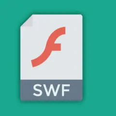 Icon for SWF files, a common format for Flash animations. Learn how to open SWF files on iPad.