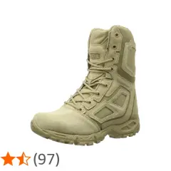 Botas Magnum Elite color arena, ideales para expediciones.