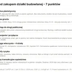 Dostęp do drogi publicznej jest kluczowy dla działki budowlanej. Sprawdź, czy jest bezpośredni lub ustanowiono służebność.