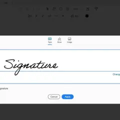 Firma tu documento con certificado digital gratis. Elige entre escribir, dibujar o subir una imagen para tu firma.