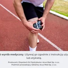 Biegacz z zimnym okładem na kolanie. Dowiedz się, zimne okłady na kolano jak długo stosować, by szybko wrócić do formy.