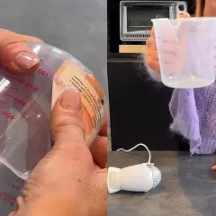 Come togliere adesivi dalla plastica: un metodo semplice con un asciugacapelli.