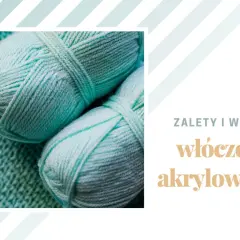 Dwa motki turkusowej włóczki akrylowej, idealne do dziergania. Co to jest anilana? To właśnie włóczka akrylowa!