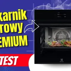 Piekarnik parowy Electrolux Premium w teście. W środku mięso w próżni.