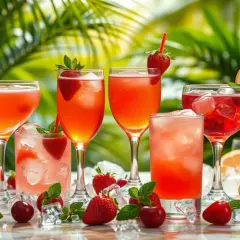 Orzeźwiające drinki z syropem arbuzowym na każdą okazję
