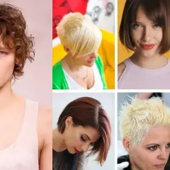 Krótkie włosy w różnych odsłonach: kręcone, blond, bob, pixie. Inspiracje dla każdej kobiety.