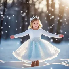 Strój Śnieżynki DIY: Magiczny kostium dla dziecka bez szycia!