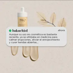 Suero con retinol vegetal bakuchiol, ideal para calmar la piel y reducir rojeces.