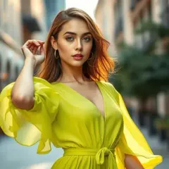 Stylizacje z limonkową bluzką: jak wyróżnić się modą na każdą okazję