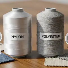 Nylon i poliester: dwa rodzaje nici do szycia, idealne do odzieży, sprzętu outdoorowego i tapicerki.