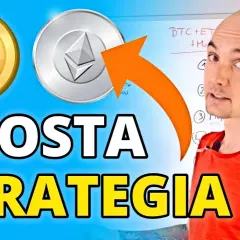Co to są bitcoiny? Prosta strategia inwestowania w kryptowaluty, pokazana na przykładzie symboli Bitcoin i Ethereum.