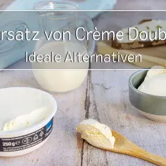 Mascarpone als Ersatz für Crème Double. Cremige Alternativen für süße und herzhafte Gerichte.
