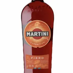 Butelka Martini Fiero, idealna do drinków jak Aperol Spritz.