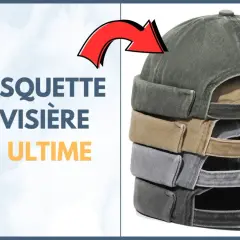 La casquette sans visière, parfaite pour masquer une calvitie naissante ou simplement pour un style décontracté. Plusieurs couleurs disponibles.