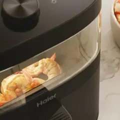 Gamberi succulenti cotti nella friggitrice ad aria, perfetti per le tue ricette.