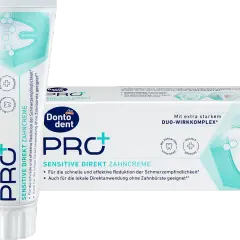 Pasta do zębów DontoDent PRO Sensitive z DUO-WIRKKOMPLEX. Idealna na nadwrażliwość, opracowana przez dentystów.