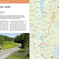 Bohusleden karta visar etapp 18 Svarteborg-Lunden. En vandringsled med vacker natur.