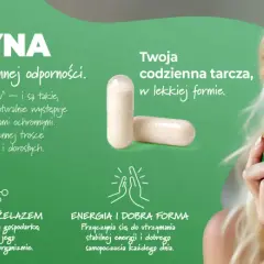Laktoferyna co to? Białko natury dla odporności i gospodarki żelazem. Uśmiechnięta kobieta trzyma suplement.